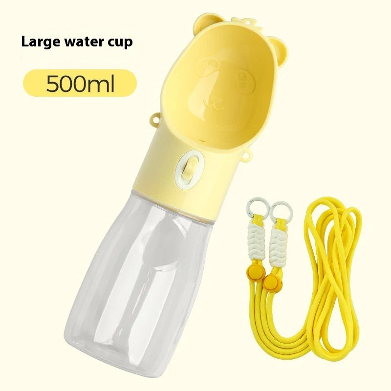 2 in 1 Portable Dog Water Bottle