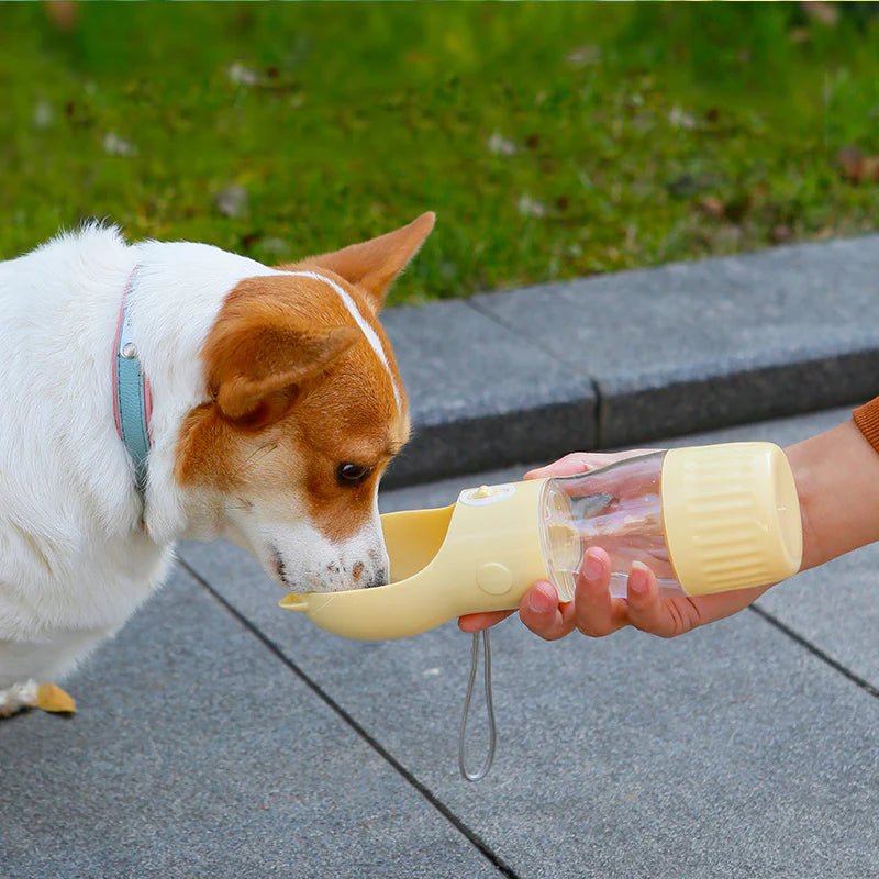 2 in 1 Portable Dog Water Bottle
