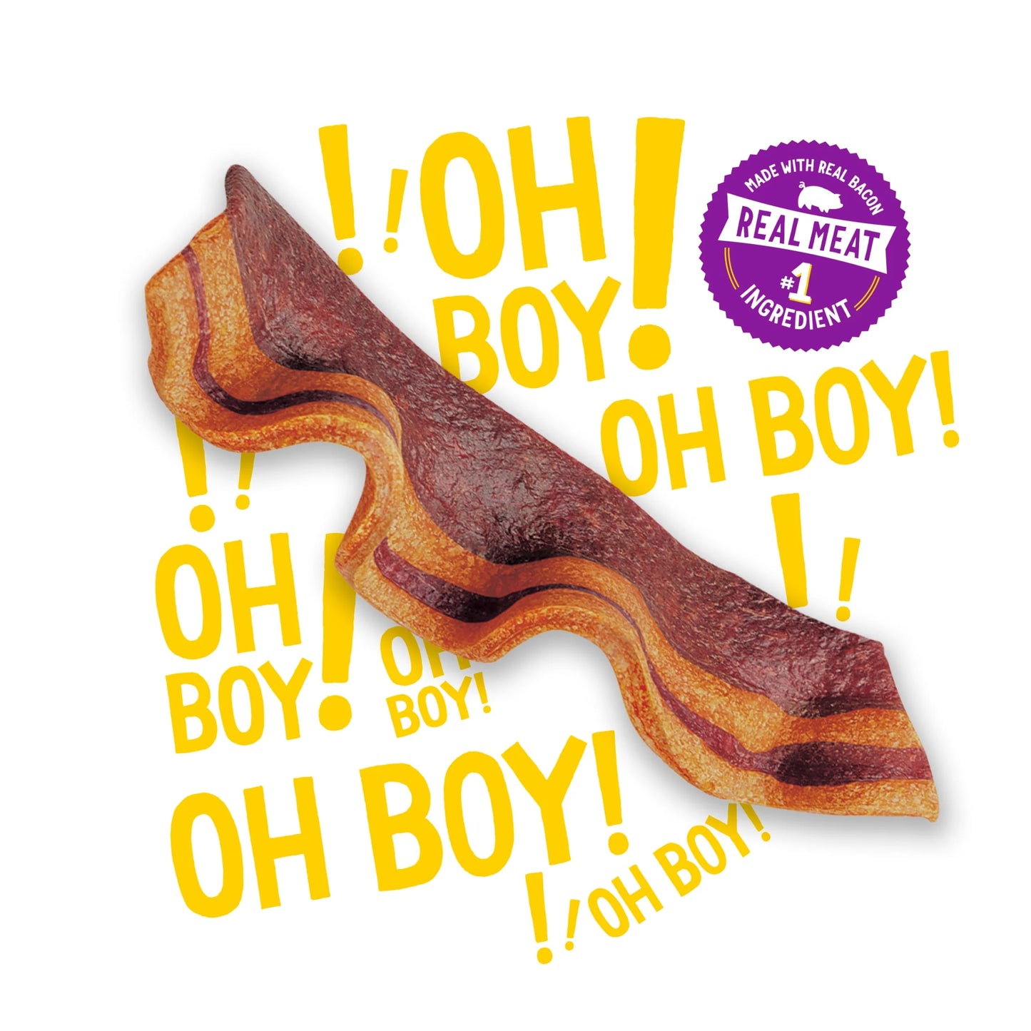 Purina Strips Dog Treats with Real Bacon & Peanut Butter Flavors Tender Chews, 40 Oz Pouch