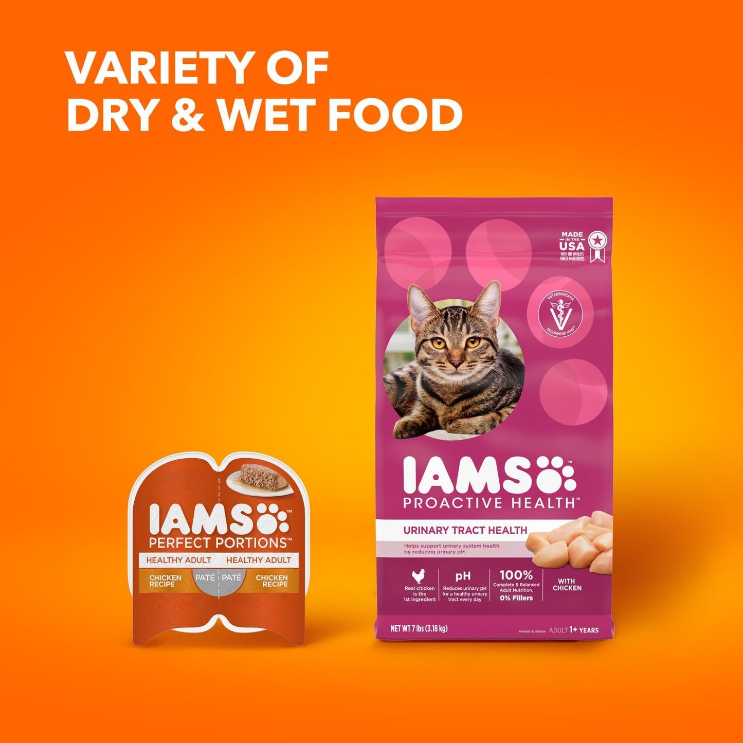 Proactive Health Adult Urinary Tract Healthy Dry Cat Food with Chicken, 16 Lb. Bag
