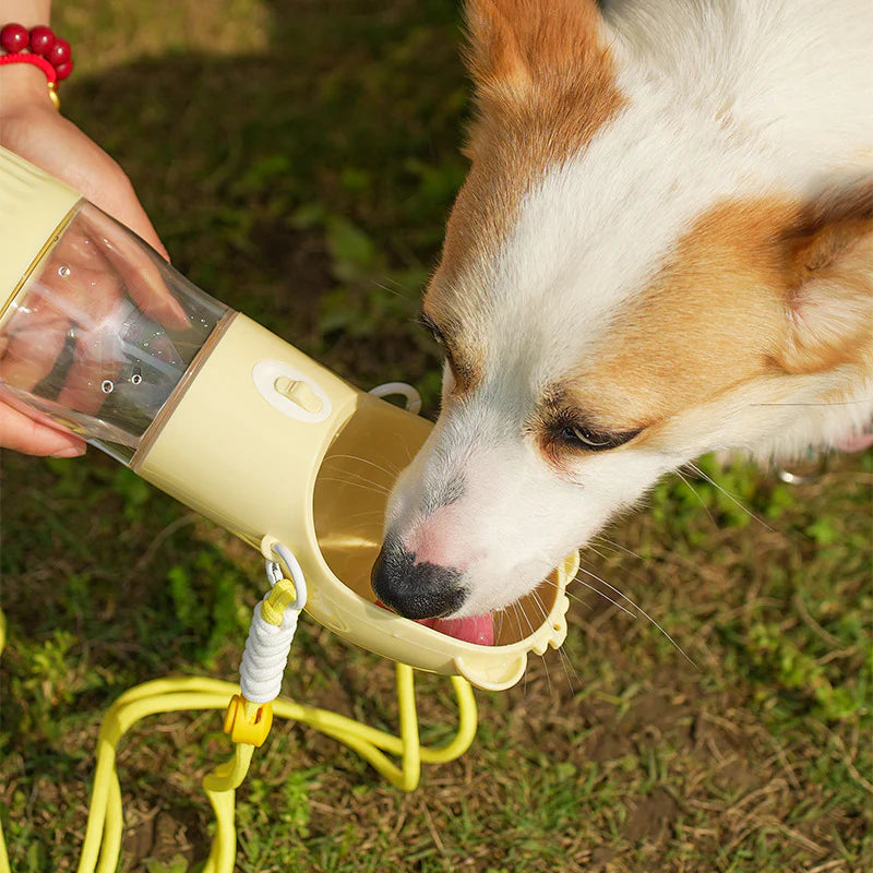 2 in 1 Portable Dog Water Bottle