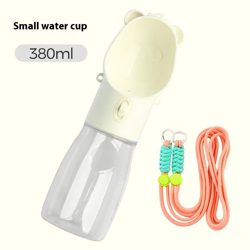2 in 1 Portable Dog Water Bottle