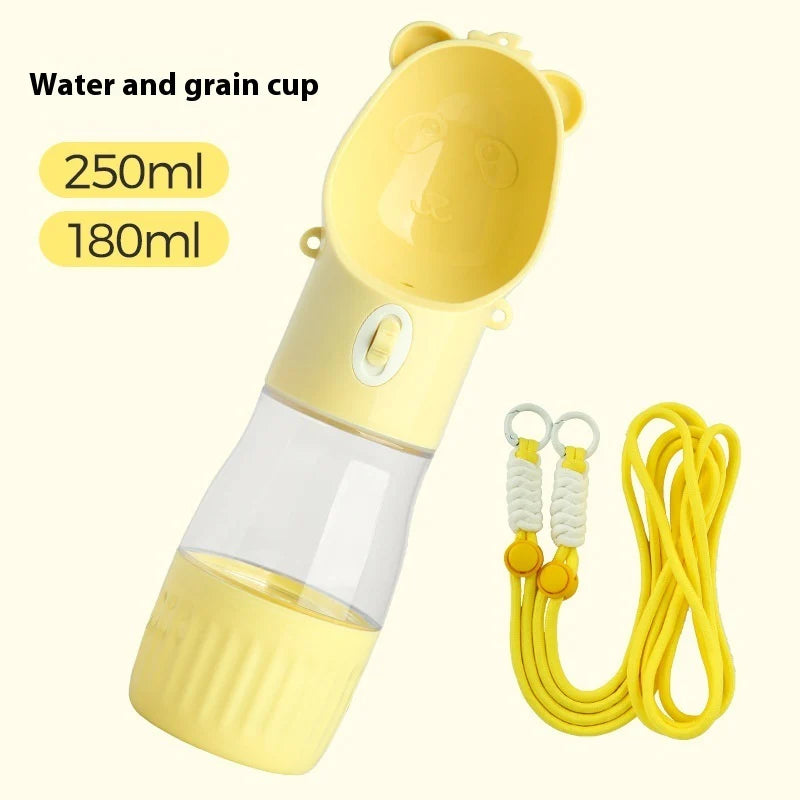 2 in 1 Portable Dog Water Bottle