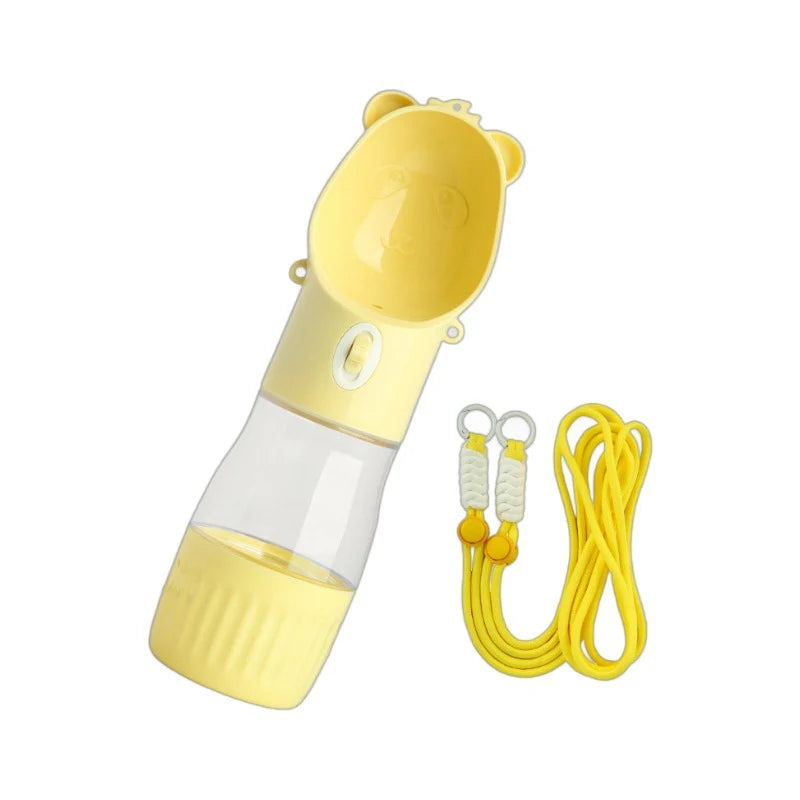 2 in 1 Portable Dog Water Bottle