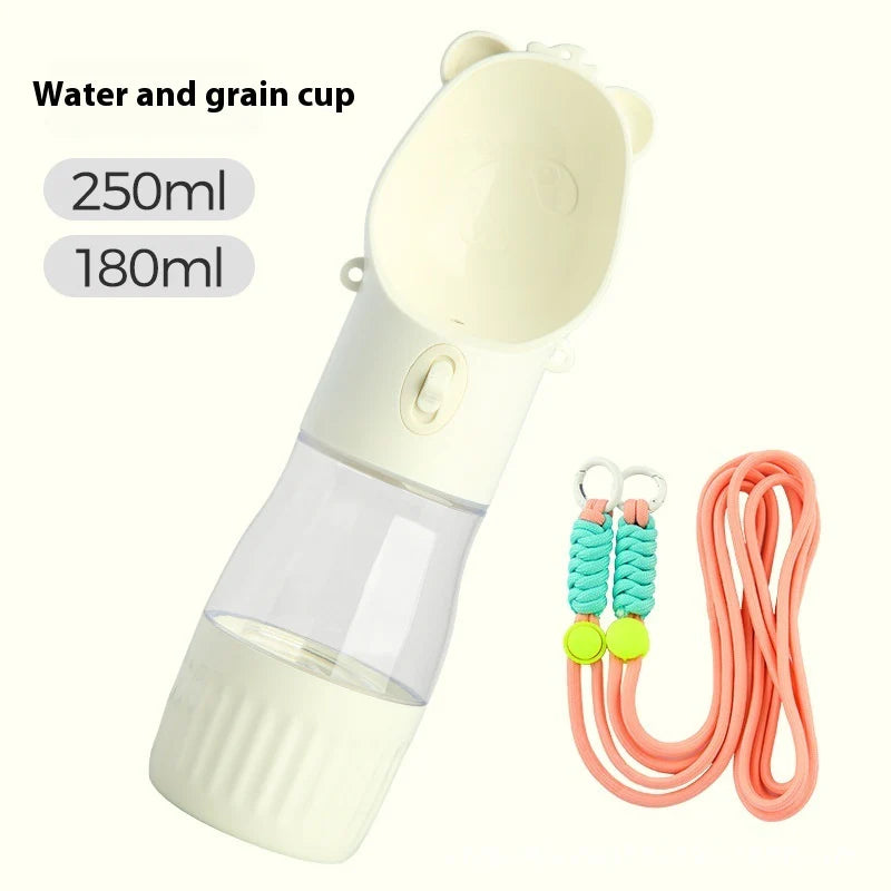2 in 1 Portable Dog Water Bottle