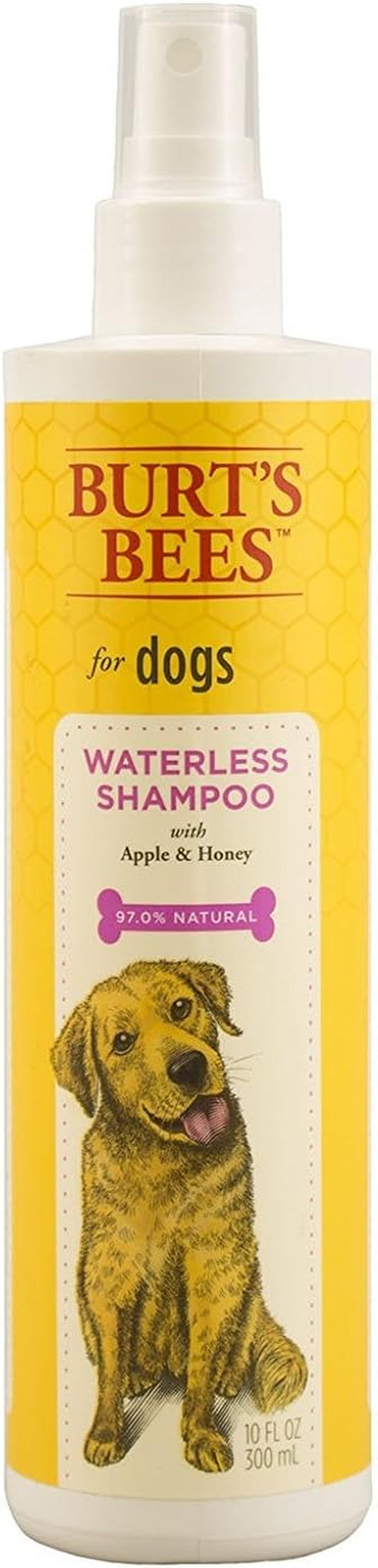 Waterless Shampoo Spray for Dogs with Apple and Honey, 99.1% Natural Origin Formulas, Waterless Dog Shampoo - Gentle Dry Shampoo for Dogs, Best Dog Shampoo, 10 Oz